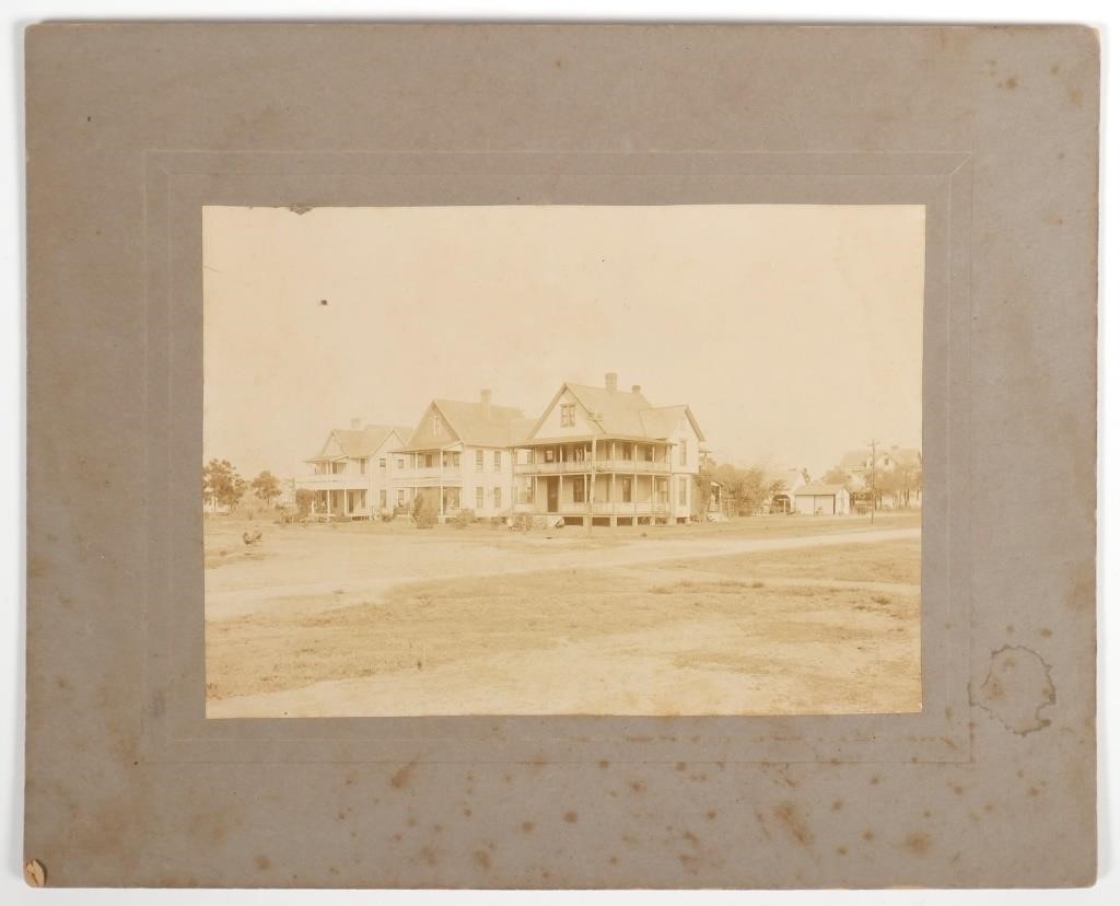 Appraisal: This albumen photo print - x shows the corner of