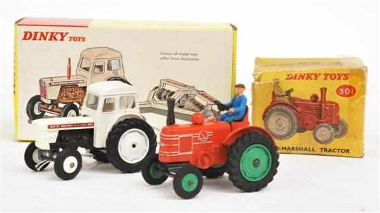 Appraisal: DINKY DAVID BROWN TRACTOR WITH DISC HARROW including Dinky David