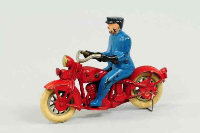 Appraisal: CYCLE Kilgore cast iron painted in red with blue cop