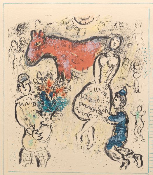 Appraisal: MARC CHAGALL RUSSIAN FRENCH - x sheet size x image