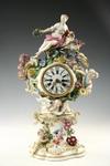 Appraisal: CLOCK CASE AND STAND - Circa Meissen Rococo scroll molded