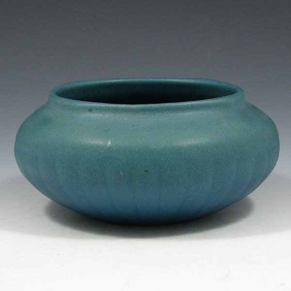 Appraisal: Rookwood Arts Crafts Matte Blue Bowl Rookwood Arts Crafts bowl