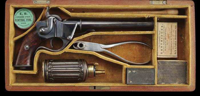 Appraisal: RARE CASED PRESENTATION SHARPS SECOND TYPE SINGLE SHOT PERCUSSION PISTOL