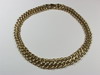 Appraisal: NECKLACE - K gold link necklace composed of fancy graduating