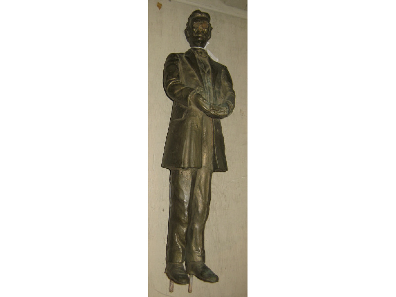 Appraisal: JOHN R FRANK AMERICAN Cast solid bronze figure of Abraham