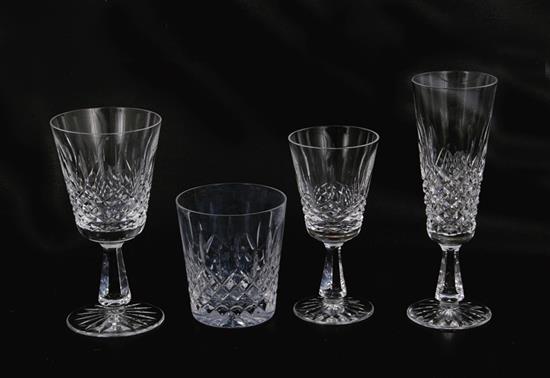 Appraisal: Waterford Lismore pattern crystal barware stems H stems H flutes