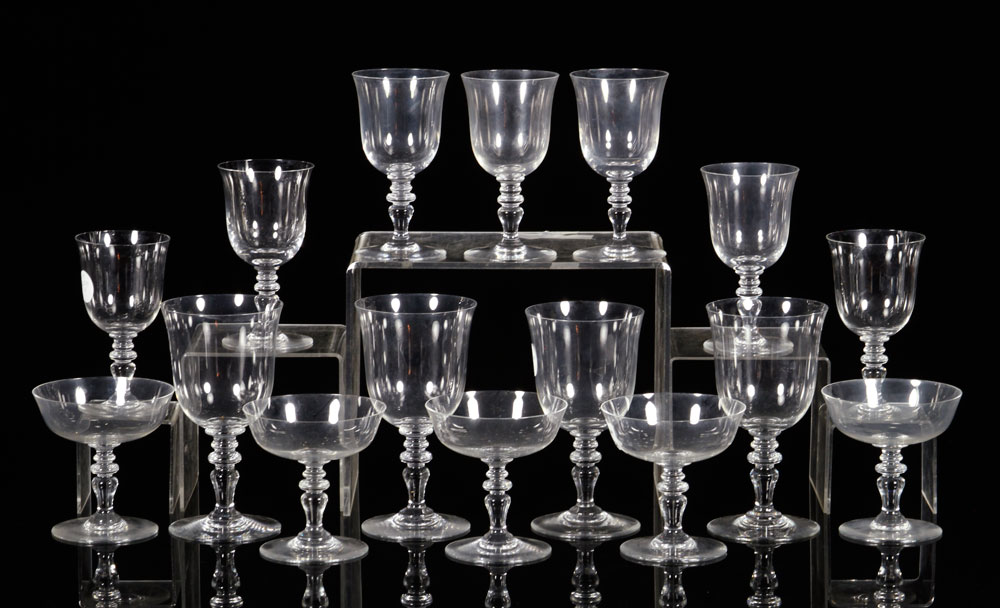 Appraisal: - Baccarat Crystal Stemware Assortment of Baccarat crystal stemware including