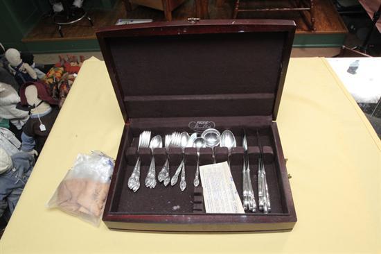 Appraisal: SET OF WESTMORELAND STERLING SILVER FLATWARE In the Enchanting Orchid