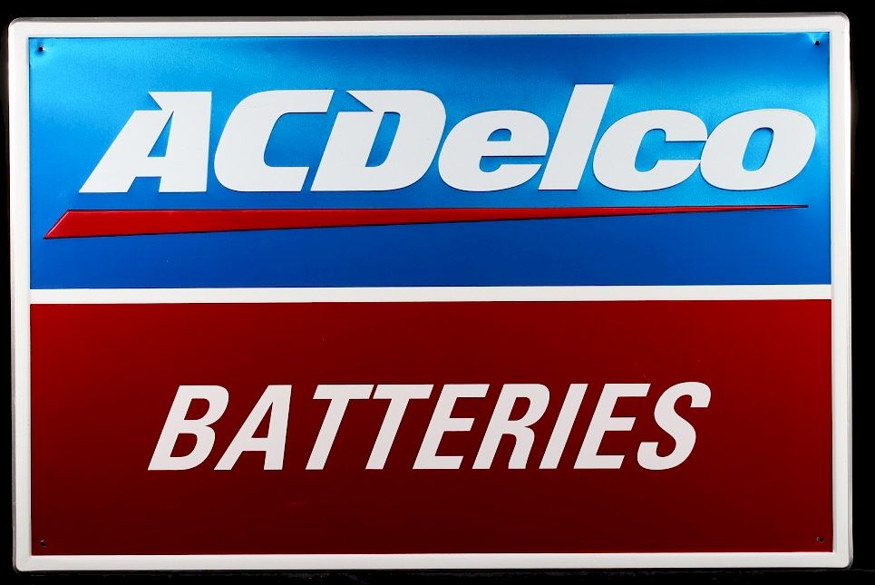 Appraisal: ACDelco Batteries Advertising Sign Included in this lot we have