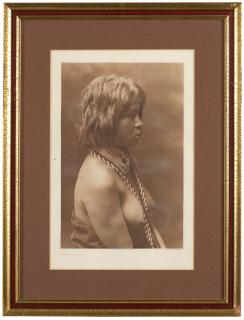 Appraisal: After Edward S Curtis ''Judith - Mohave'' unsigned printed title