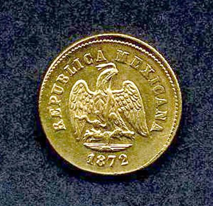 Appraisal: piece Gold Coin Mexico pesos Mexico City mint Some traces