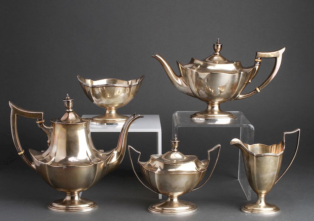 Appraisal: Gorham Sterling Silver Coffee Tea Svc Set Pcs Set of