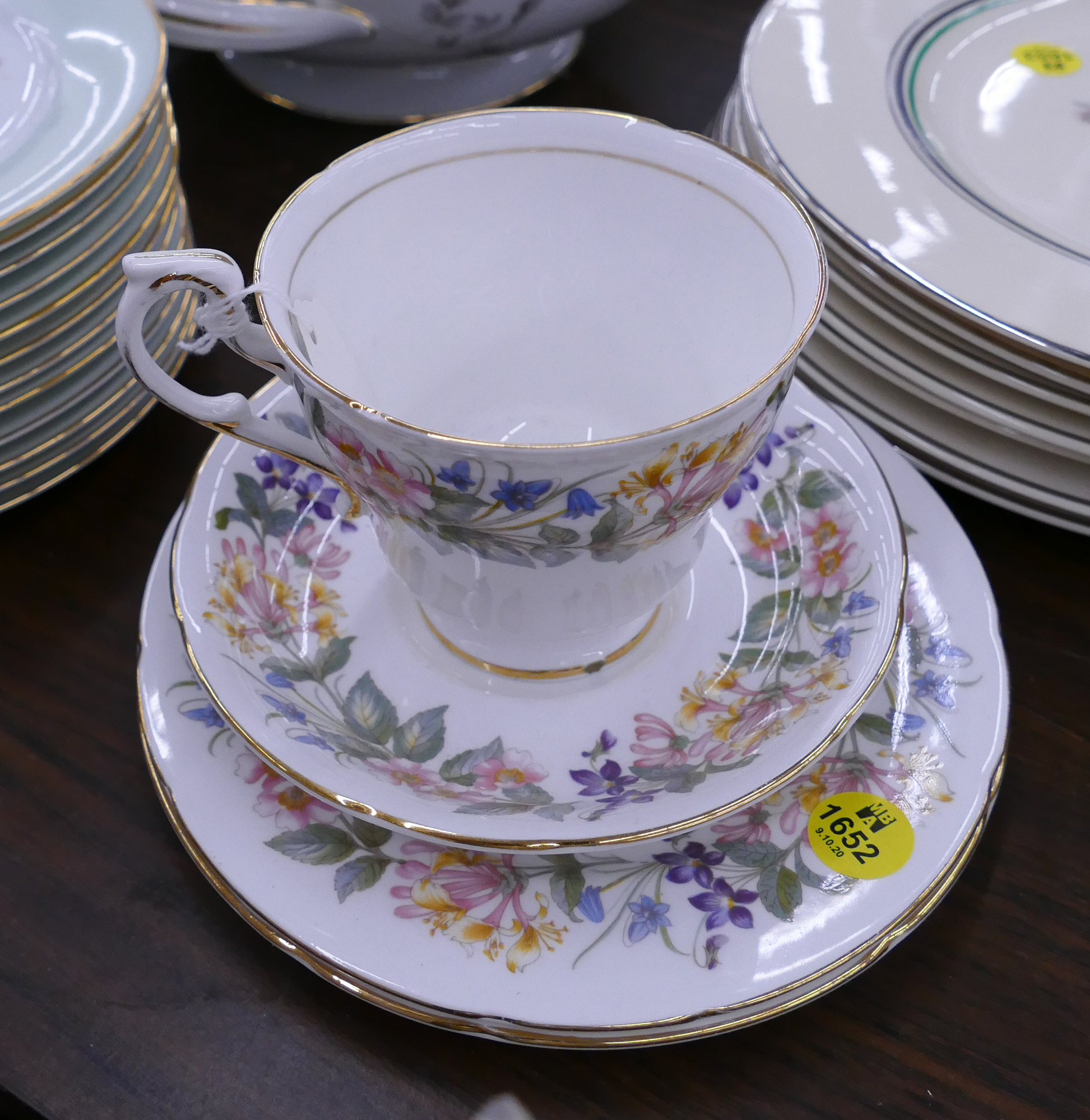 Appraisal: pc Paragon 'Country Lane' Cup Saucer Etc