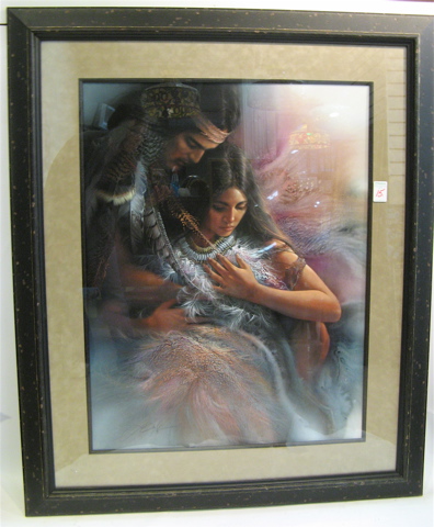 Appraisal: LEE BOGLE ACRYLIC AND PASTEL ON PAPER American th century