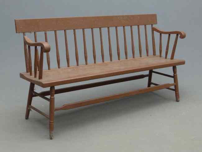 Appraisal: th c Deacon's bench ' W