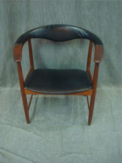 Appraisal: Midcentury Chair Partial label on bottom From an Irvington NY