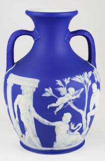 Appraisal: Early Th C Wedgwood Copy Of The Portland Vase applied