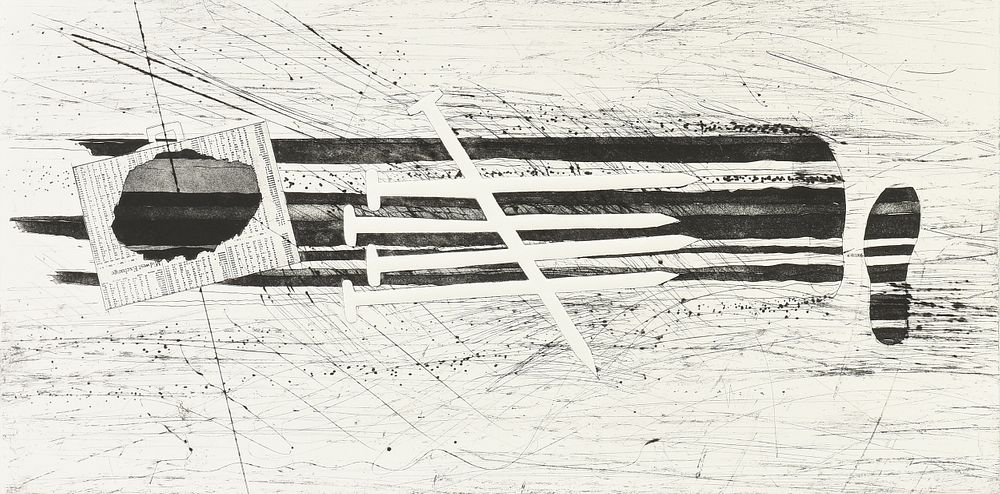 Appraisal: JAMES ROSENQUIST American - A PRINT For Gene Swenson JAMES