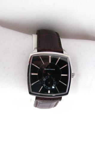 Appraisal: Maurice LaCroix automatic watch with box brown genuine leather adjustable