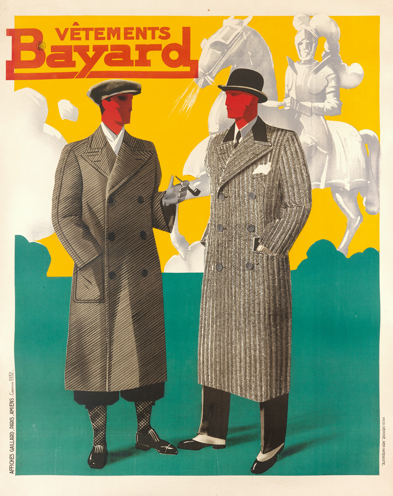 Appraisal: DESIGNER UNKNOWN V TEMENTS BAYARD x inches x cm Affiches