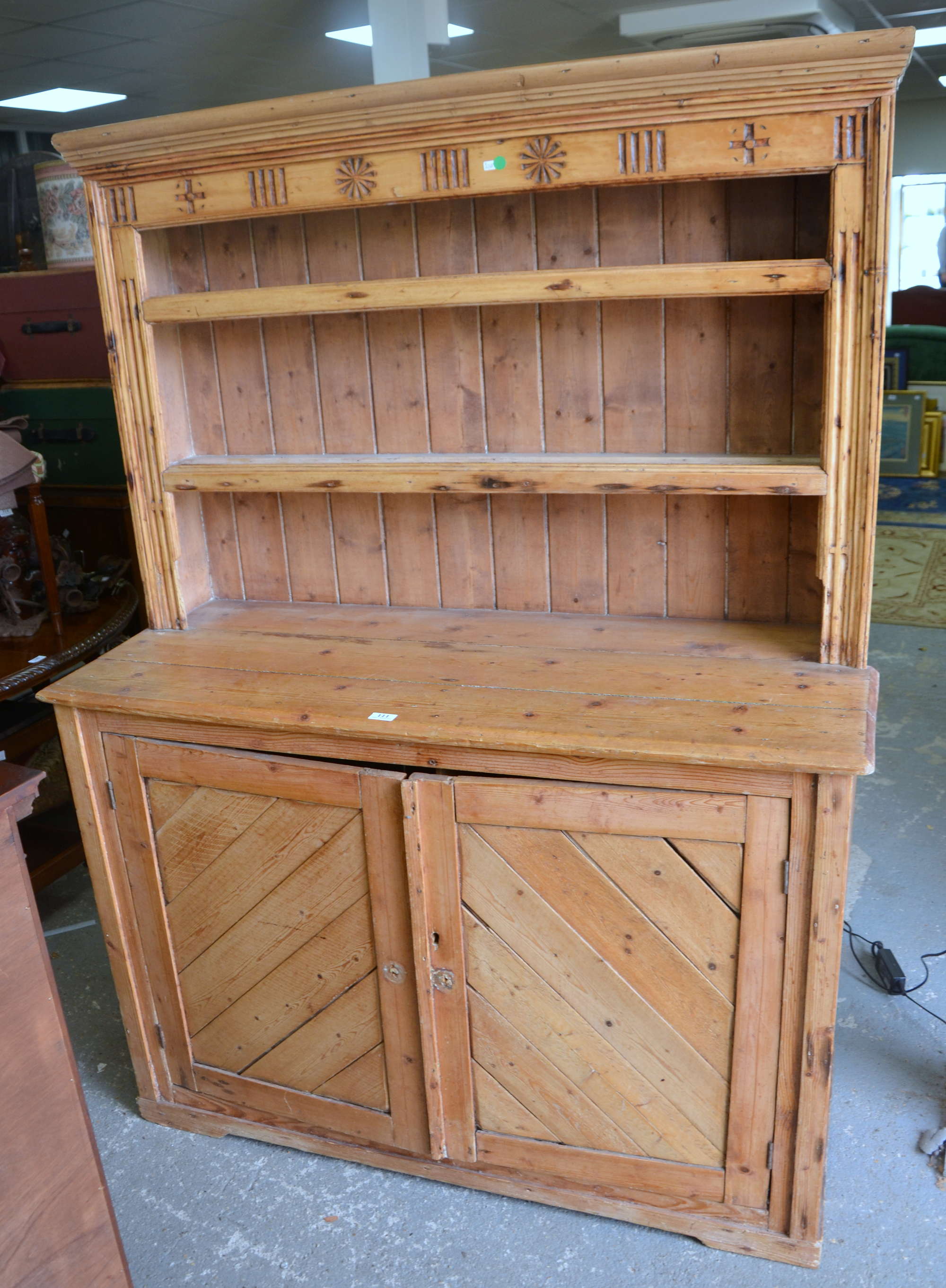 Appraisal: th C pine dresser