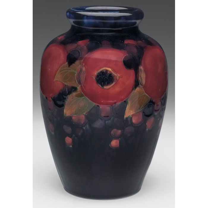 Appraisal: Moorcroft vase pomegranate design impressed mark painted signature ''w x