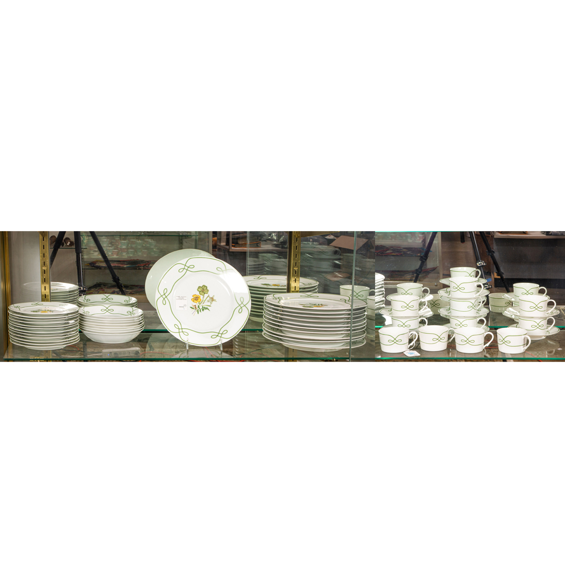 Appraisal: LOT OF RAYNAUD ET CIE LIMOGES PORCELAIN BOTANICAL PARTIAL DINNER