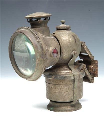 Appraisal: A LUCAS LIMITED ACETYPHOTE CARBIDE BICYCLE LAMP high