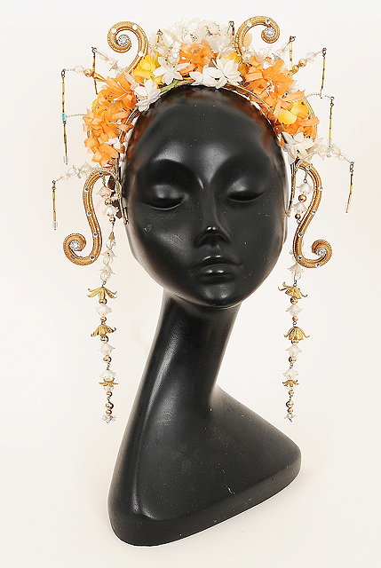 Appraisal: A Chinese style theatrical headdress from a production of Aladdin