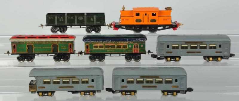 Appraisal: Lot of Ives O-Gauge Trains Pre-war Includes no electric-style engine