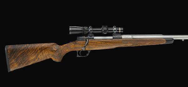 Appraisal: A Weatherby Magnum Champlin Firearms bolt action rifle engraved and