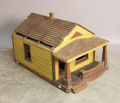 Appraisal: Painted house model early th c