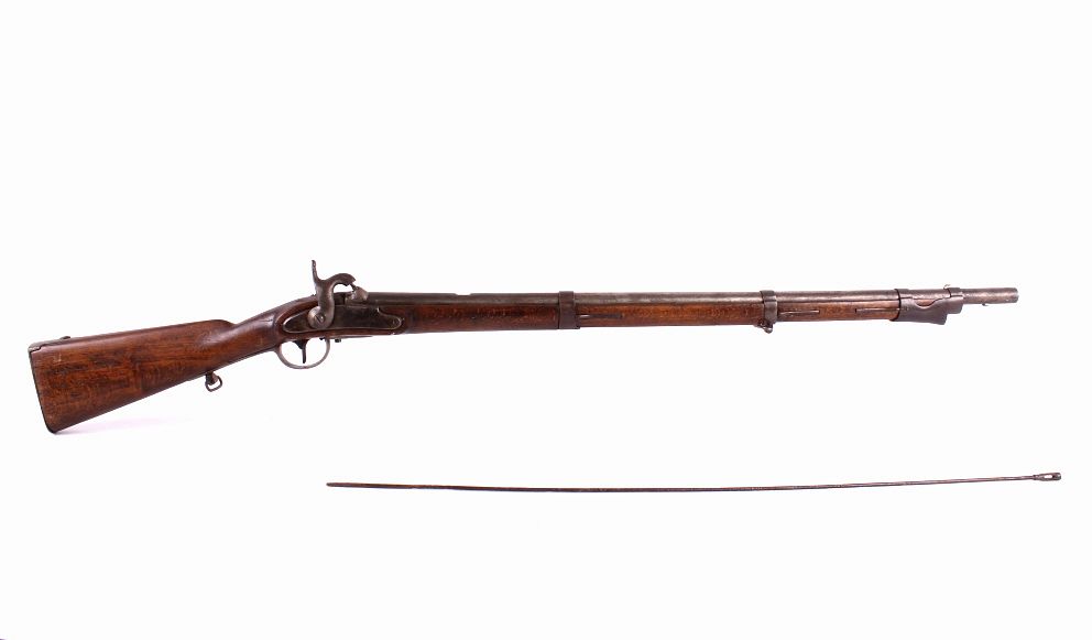 Appraisal: Austrian M- Percussion Conversion Musket Featured in this lot we