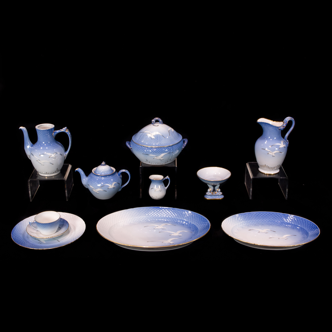 Appraisal: LOT OF A BING GRONDAHL PORCELAIN DINNER SERVICE IN THE