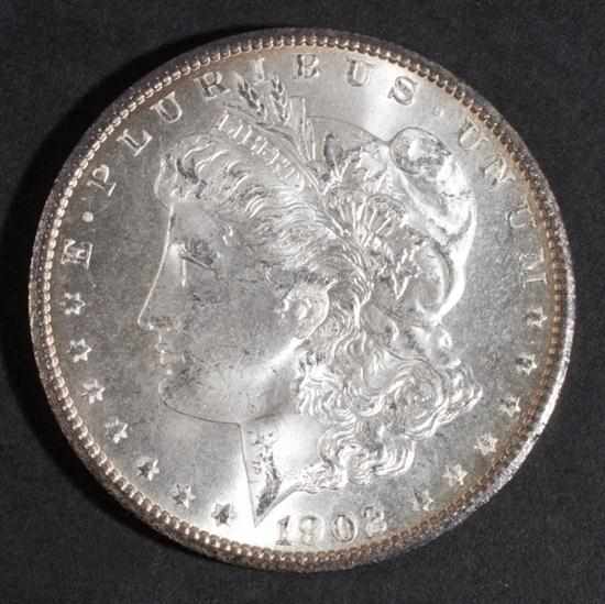 Appraisal: United States Morgan type silver dollar -S MS- Estimate -