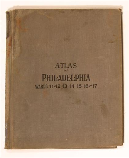 Appraisal: vols Philadelphia Property Atlases Atlas of The th- th Wards