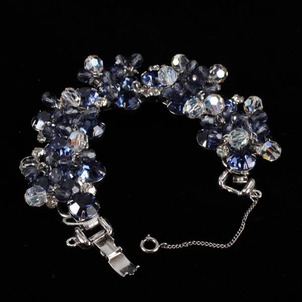 Appraisal: Juliana Blue Clear Bracelet length width