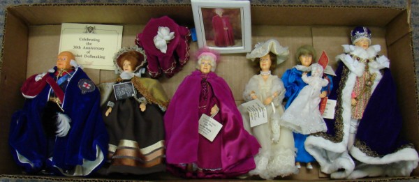 Appraisal: Lot of HP Historical Figure dolls - Winston Churchill P