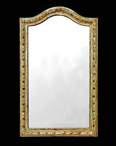 Appraisal: A Napoleon III gesso and giltwood wall mirror circa Of