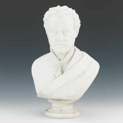 Appraisal: A Wedgwood Parian Bust of Colin Campbell Wedgwood Carrara Bust