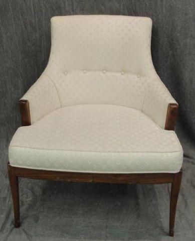 Appraisal: Gibbings Midcentury Upholstered Club Chair From the same Yonkers estate