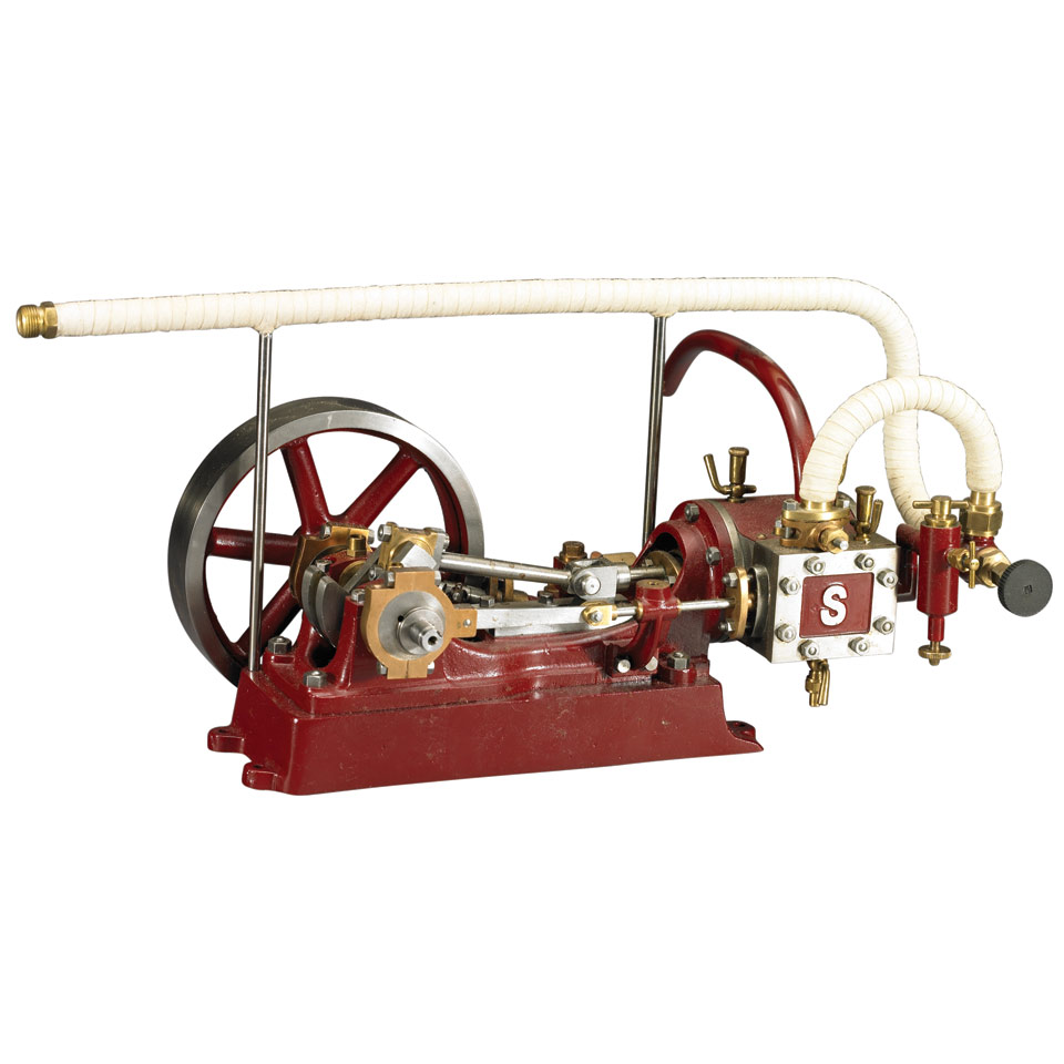 Appraisal: Stuart Model No Horizontal Live Steam Engine Length - cm