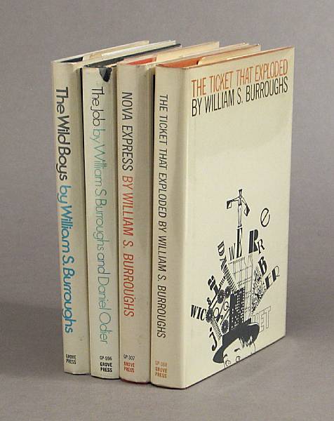 Appraisal: BURROUGHS WILLIAM S volumes Nova Express New York Grove Press