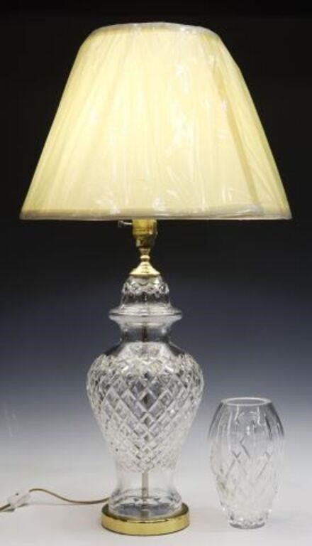 Appraisal: lot of Waterford cut crystal including Araglin flower vase approx