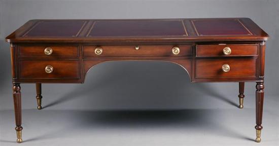 Appraisal: KITTINGER REGENCY-STYLE DESK Kittinger Furniture Company Buffalo New York late