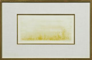 Appraisal: Audrey Schwartz Landscape in Yellow print art Audrey Schwartz Landscape