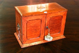 Appraisal: A Victorian oak stationary box x x