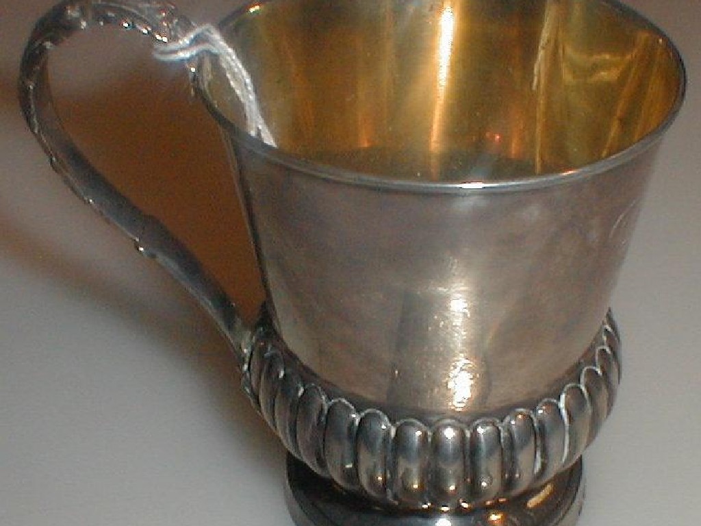 Appraisal: A Victorian silver inscribed christening mug dated maker M B