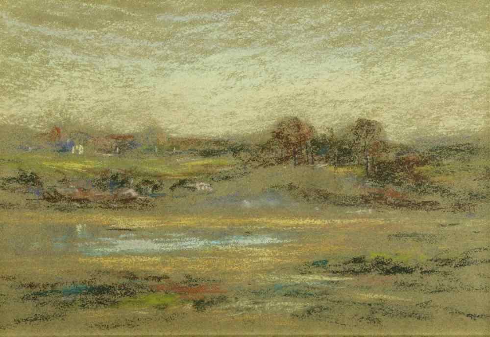 Appraisal: HENRY C WHITE AMERICAN - MARSHLANDS Pastel x in Framed