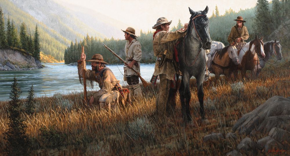 Appraisal: Joseph Velazquez b Snake River Expedition Joseph Velazquez b Snake